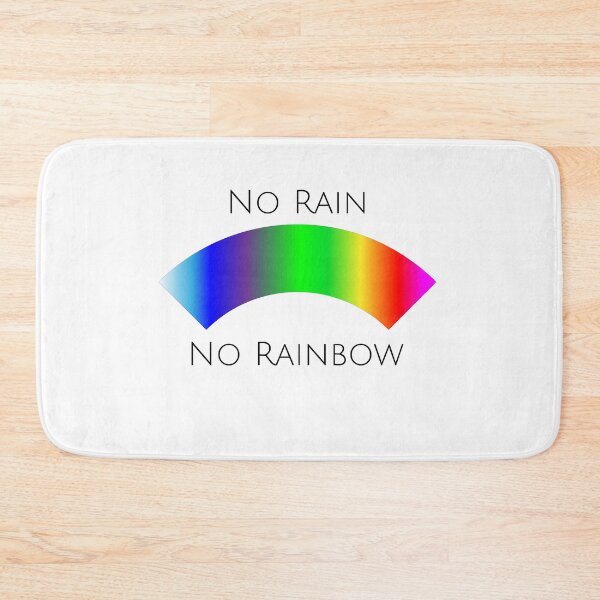 Item preview, No rain No rainbow; Colorful quote designed and sold by cyhdesign.