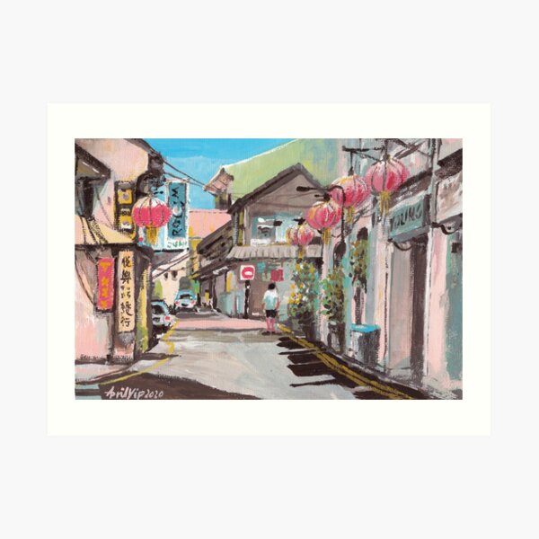 Melaka Old Town Art Print