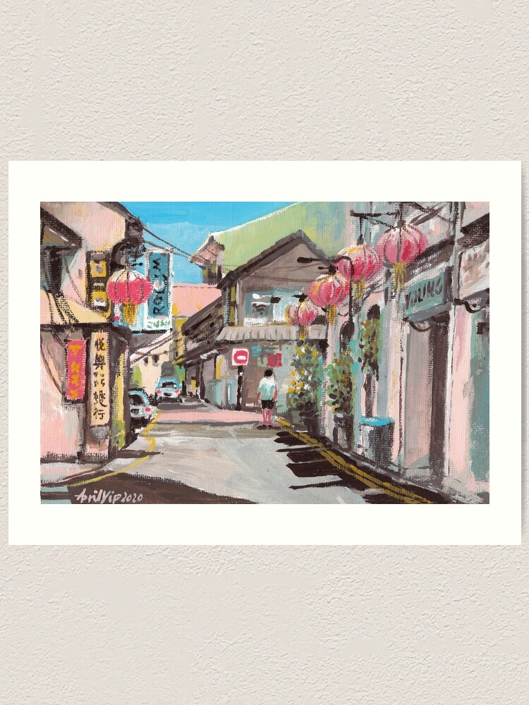 Alternate view of Melaka Old Town Art Print