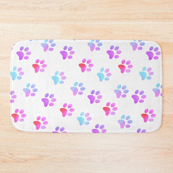 Item preview, Pink Blue Galaxy Paw Prints V2 designed and sold by FaithAndForest.