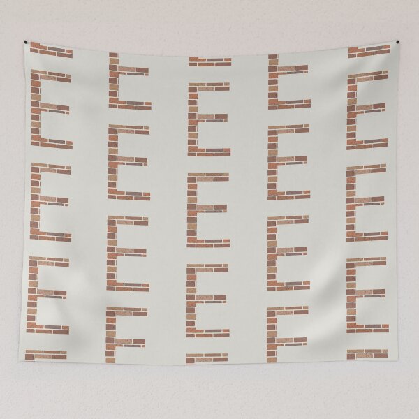 Item preview, Brick wall E letter designed and sold by EngineerGoC.