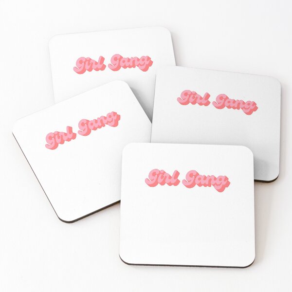 Item preview, Girl Gang Feminism Retro Pink Typography designed and sold by sharedipmemes.