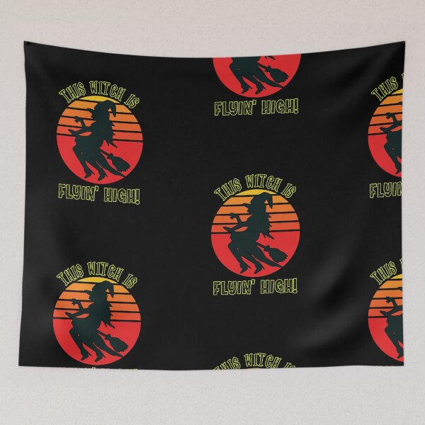 Item preview, This Witch Is Flyin' High!  designed and sold by Sinfamous.