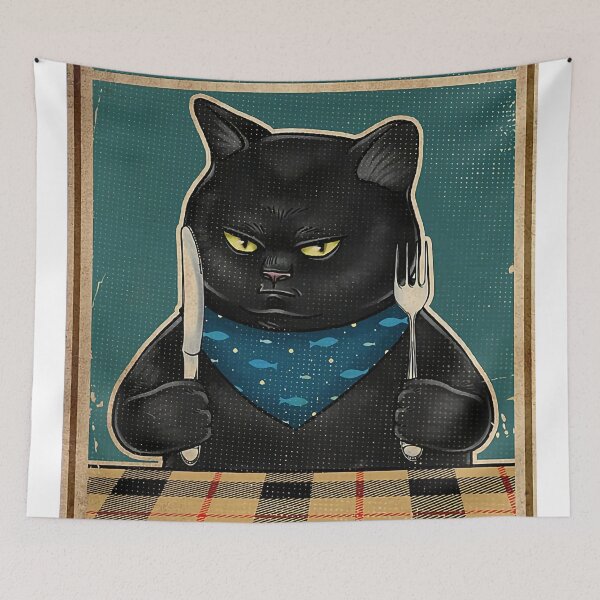 Item preview, Cat hangry designed and sold by ryanmcclure.