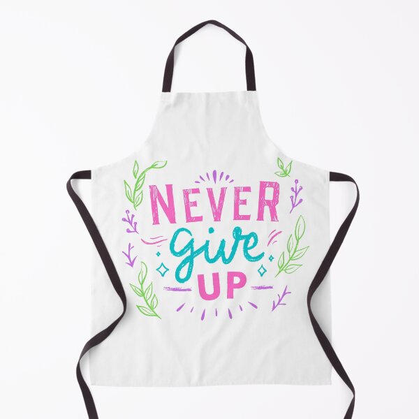 Item preview, Never give up - Motivational Quote designed and sold by BitsndPieces.
