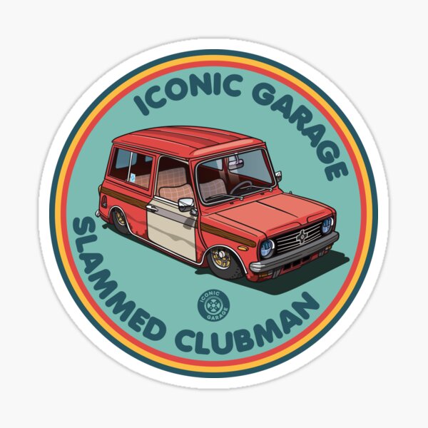 Slammed Clubman Sticker