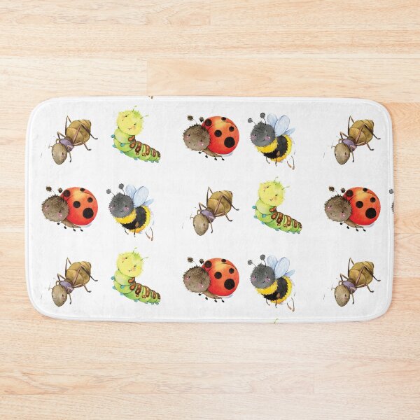 Item preview, Cute Creepy Crawlies Sticker Pack - Bumblebee, Ant, Caterpillar, Ladybird / Ladybug - Bugs / Insects / Kawaii designed and sold by laptop-sticker.