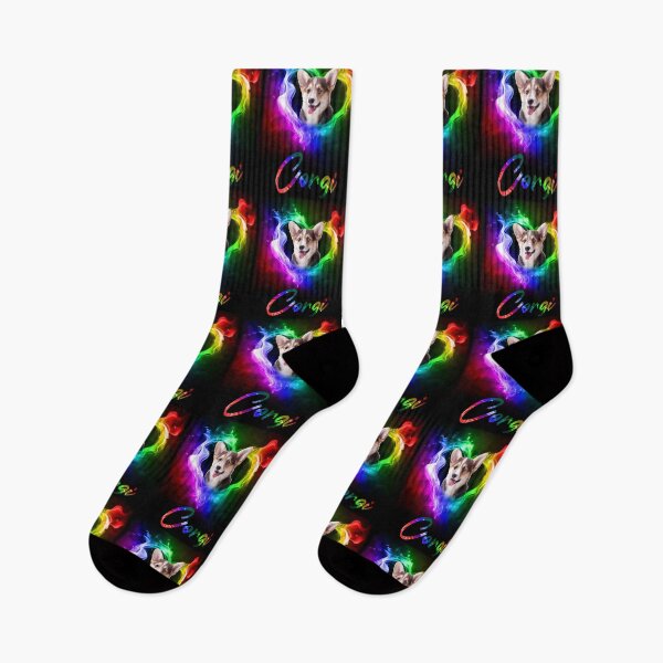 Item preview, Tricolor Pembroke Welsh Corgi Rainbow designed and sold by KellyJanosko-bd.