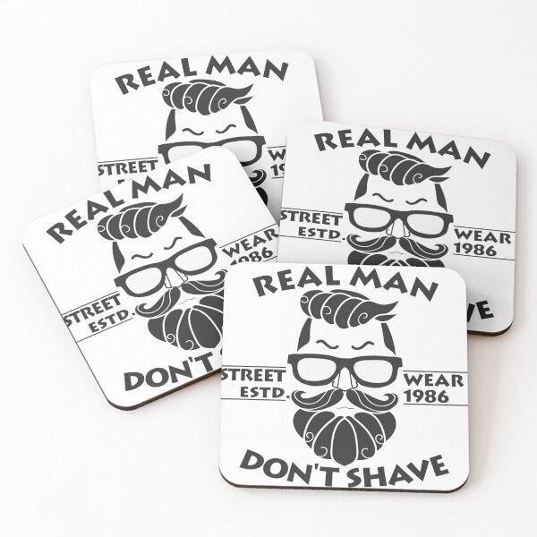 Item preview, Men beard attitude typography merchandise designed and sold by Sovik Goswami.