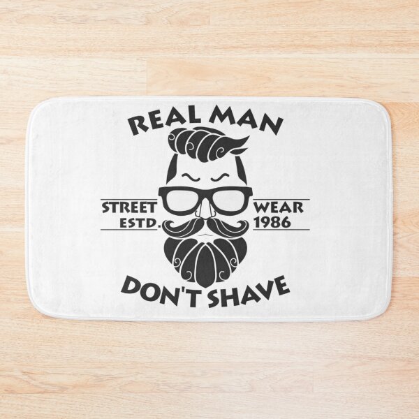 Item preview, Men beard attitude typography merchandise designed and sold by Sovik Goswami.