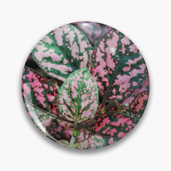 Item preview, Pink and Green Tropical leaves, modern floral pattern art  designed and sold by milkasweet.