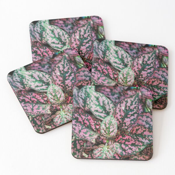 Item preview, Pink and Green Tropical leaves, modern floral pattern art  designed and sold by milkasweet.