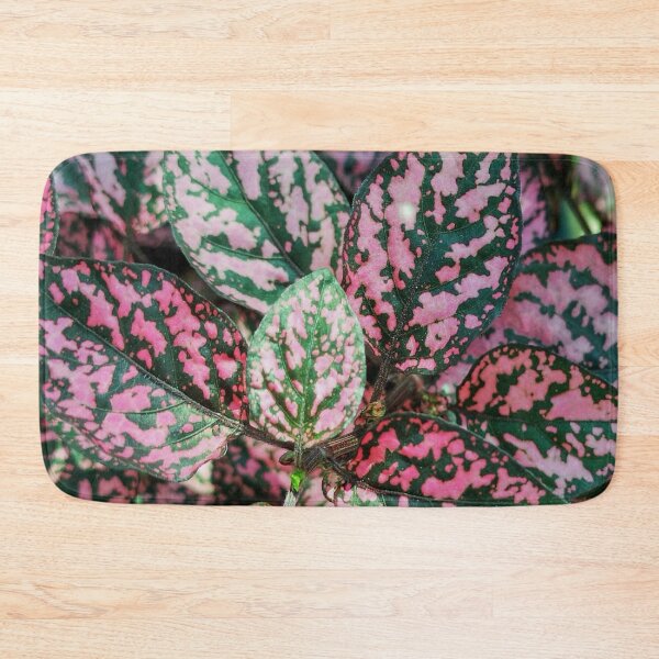 Item preview, Pink and Green Tropical leaves, modern floral pattern art  designed and sold by milkasweet.