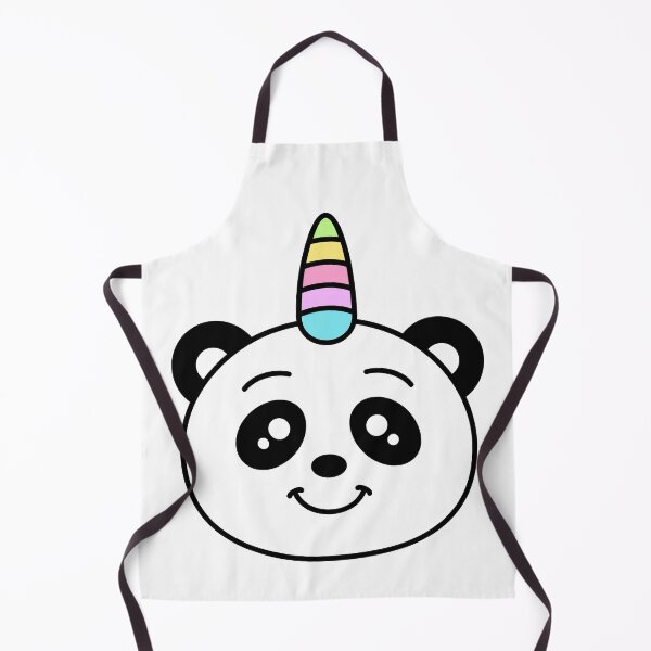 Item preview, Panda Unicorn cartoon character face. designed and sold by TashaVector.