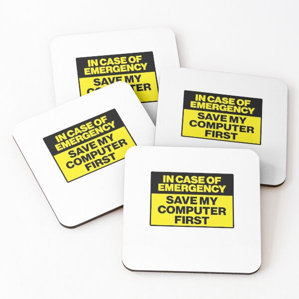 Item preview, In Case Of Emergency Save My Computer First Gamer designed and sold by sharedipmemes.