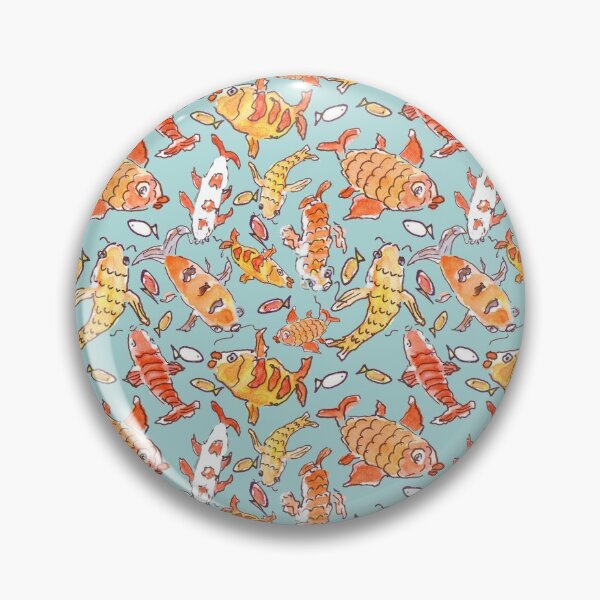Item preview, Whimsical Watercolour Koi Fish Pattern designed and sold by Clare Walker.