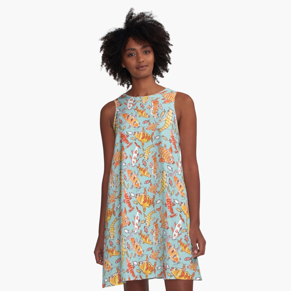 Item preview, A-Line Dress designed and sold by ClareWalkerArt.