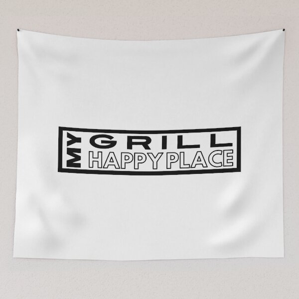 Item preview, My Grill, My Happy Place (Light Background) designed and sold by pbstylesetters.