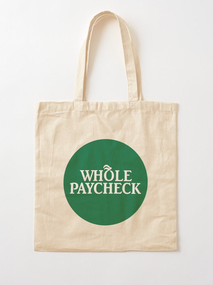 Whole foods canvas outlet tote bag