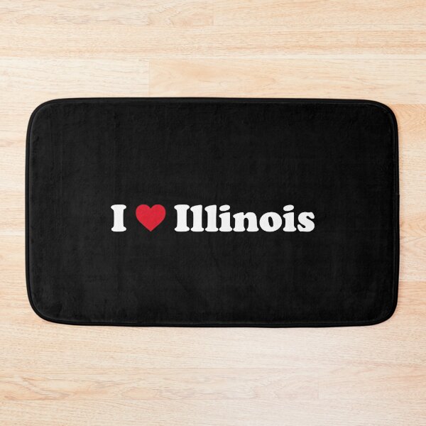 Item preview, I ❤️ Illinois designed and sold by Novel Gifts.