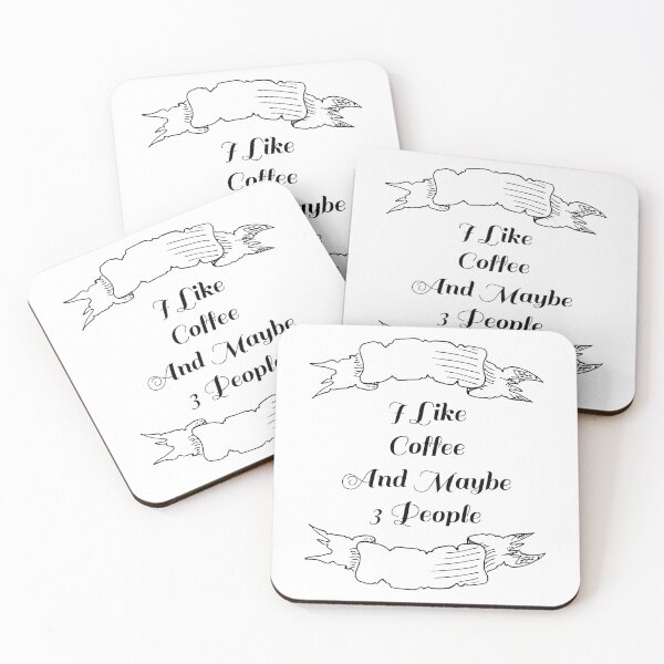 Item preview, I Like Coffee And Maybe 3 People designed and sold by mer-ONE.