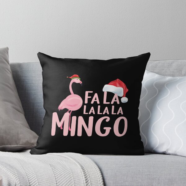 Item preview, Flamingo Christmas Fa La La Mingo Funny Flamingo Tropical Christmas designed and sold by sasigifts.