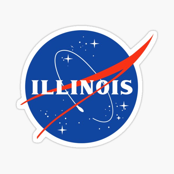 Item preview, Illinois Astronaut designed and sold by Novel Gifts.