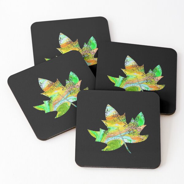 Item preview, Autumn Leaves Bright Glitch designed and sold by Michael Schmidt.