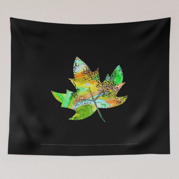Item preview, Autumn Leaves Bright Glitch designed and sold by Michael Schmidt.