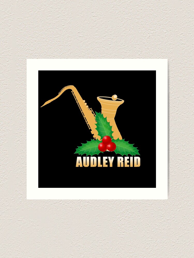 Alternate view of Audley Reid Christmas Wear-Black Art Print