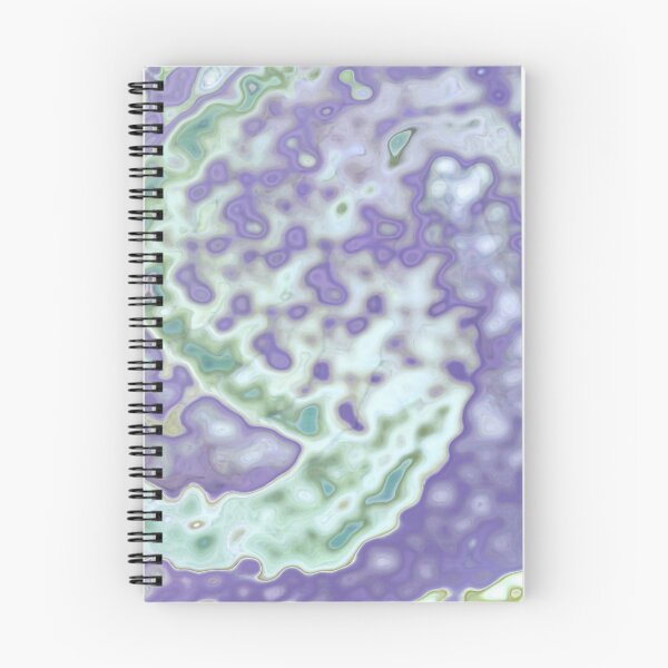 Item preview, Abstract sage and violet ink digital splatter designed and sold by VWDigitalPaint.