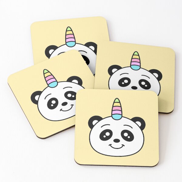 Item preview,  Funny kawaii pandacorn smiling.  designed and sold by TashaVector.