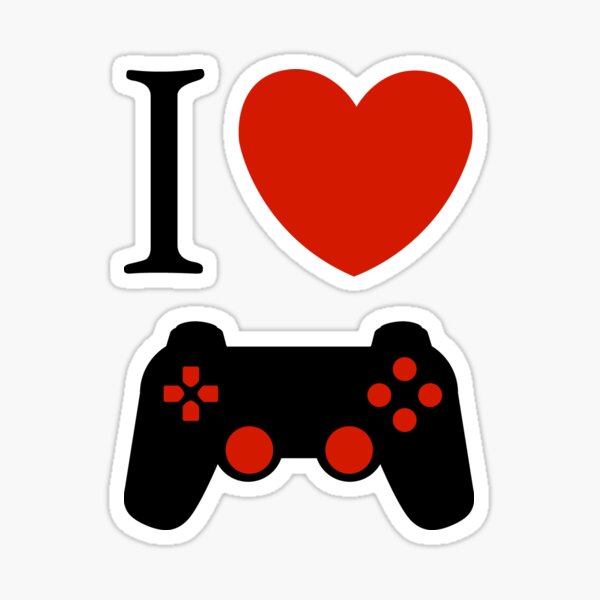 I Love Video Games T-shirts and More Sticker