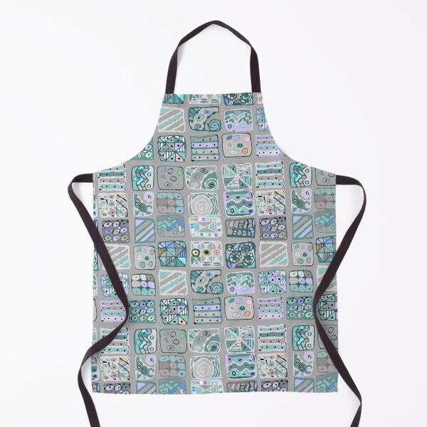 Item preview, Abstract pattern of geometric shapes freehand drawing designed and sold by Nata-V.