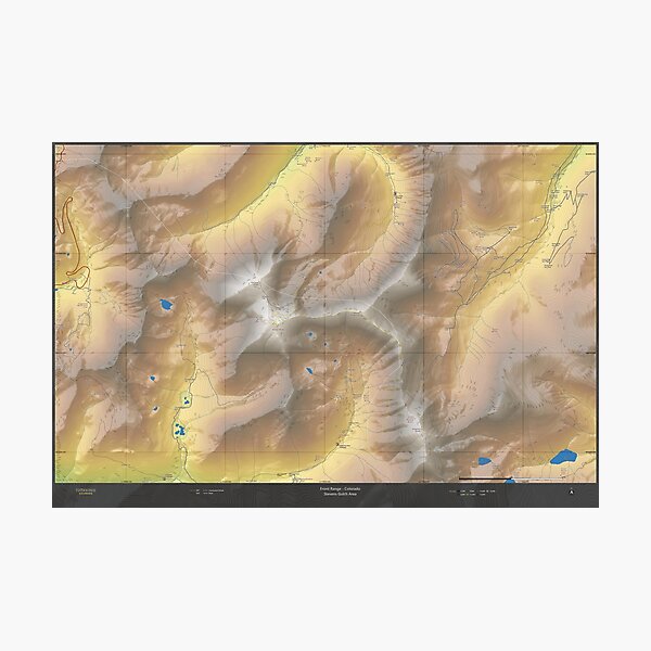 Stevens Gulch Area - Front Range - Colorado Photographic Print