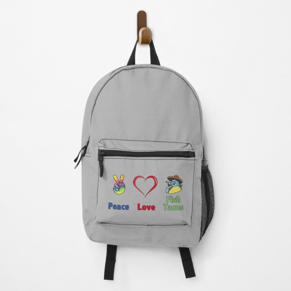 Item preview, Peace Love & Fish Tacos - Funny Gift - Multi Color Design designed and sold by Richard529.