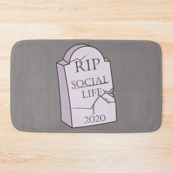 Item preview, RIP Social life 2020 gravestone designed and sold by MeliCollective.