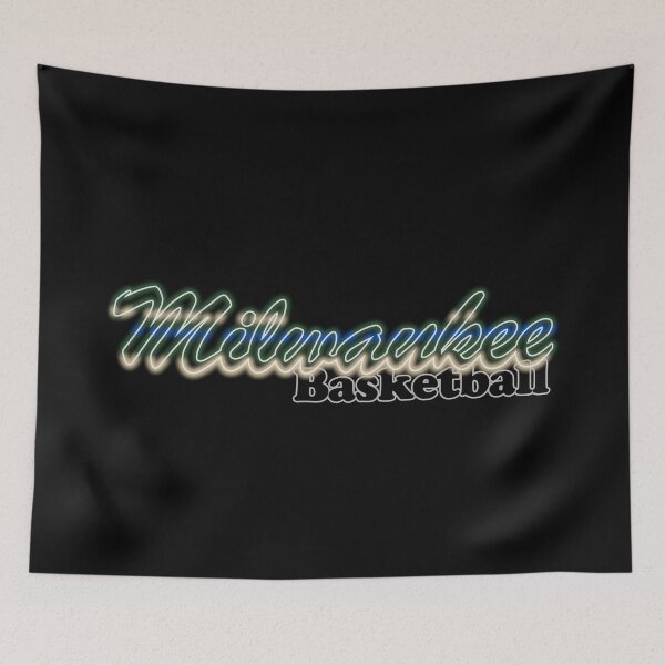 Item preview, Fan of Basketball in Milwaukee Neon Green Cream and Blue designed and sold by gkillerb.