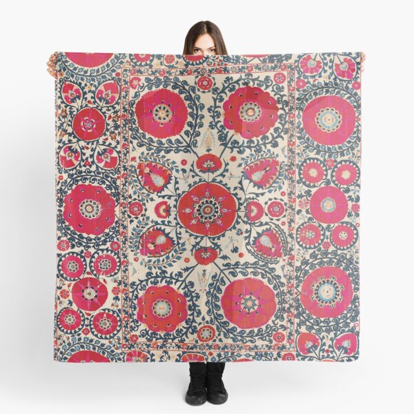 Item preview, Shakhrisyabz Bokhara Uzbekistan Silk Embroidery Print designed and sold by Vicky Brago-Mitchell®.