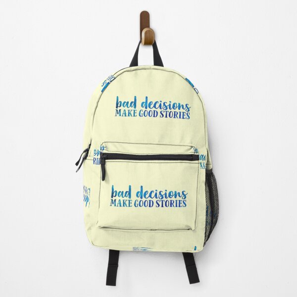 Item preview, Bad Decisions Make Good Stories Drawn Motivation Watercolor designed and sold by sharedipmemes.