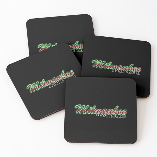 Item preview, Fan of Basketball in Milwaukee Neon Greens w Red Accents (Retro) designed and sold by gkillerb.
