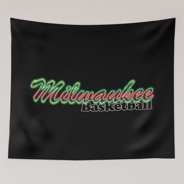 Item preview, Fan of Basketball in Milwaukee Neon Greens w Red Accents (Retro) designed and sold by gkillerb.