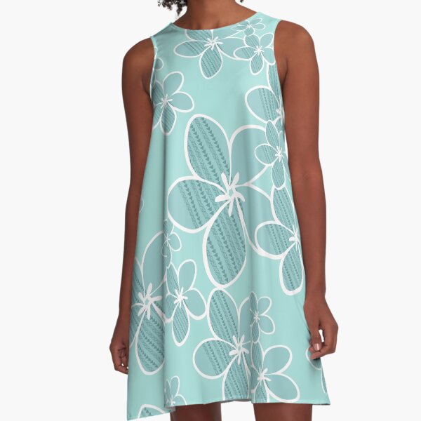 Item preview, Tapa Flowers Mint Green designed and sold by hawaiiblue.