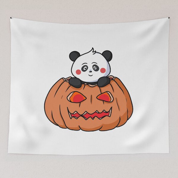 Item preview, Halloween Panda Pumpkin Funny Party Costume Pandakin designed and sold by BandOfThePand.