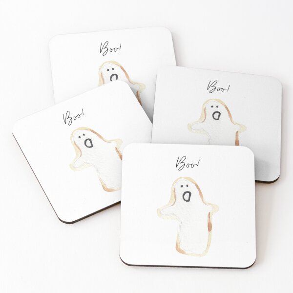 Item preview, Halloween watercolor ghost boo designed and sold by frenchstylehome.