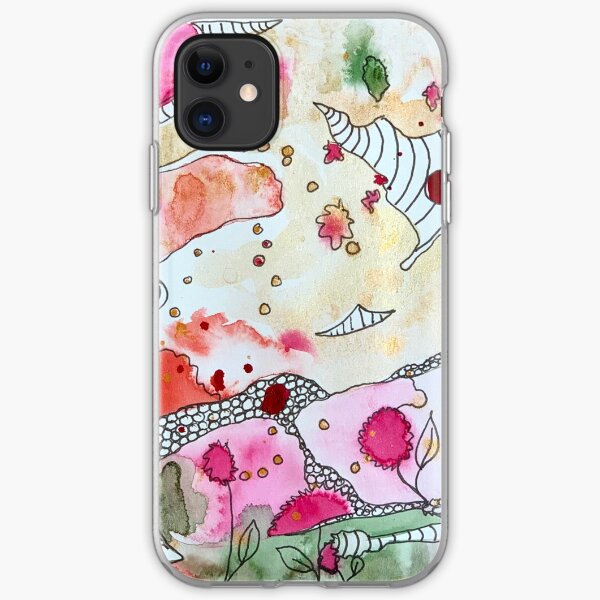 Magical Garden Doodle iPhone Soft Case