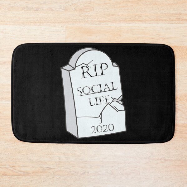 Item preview, Rest in peace Social life 2020 gravestone designed and sold by MeliCollective.