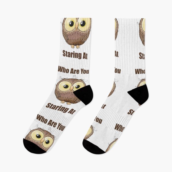 Item preview, Who Are You Staring At Owl Funny T-shirts and More designed and sold by Jungleful33.