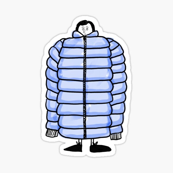 cartoon puffer jacket