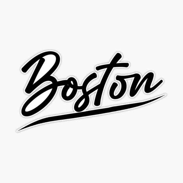  BOSTON MASSACHUSETTS VARSITY SCRIPT CLASSIC SPORTS